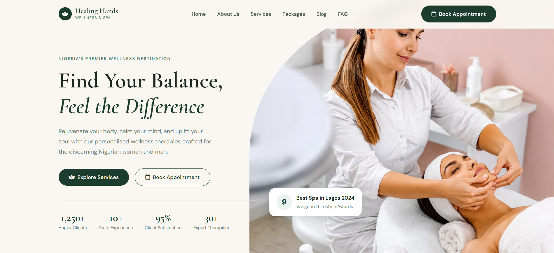 Beauty Salon Website