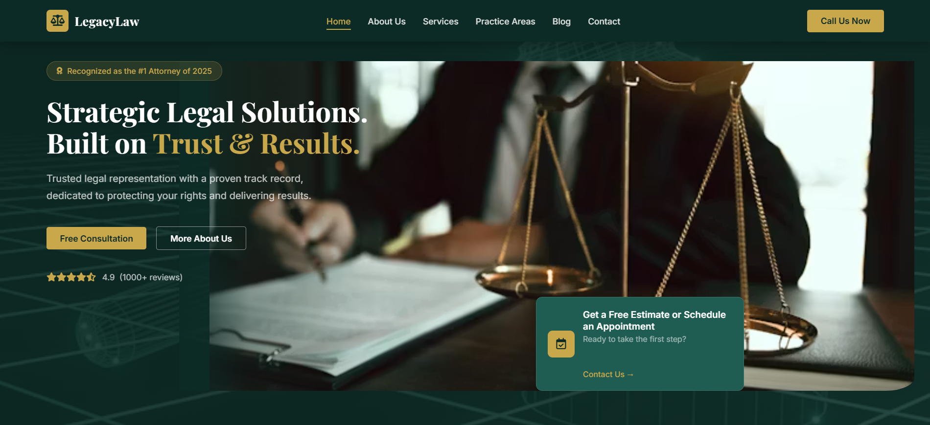Legal Firm Website